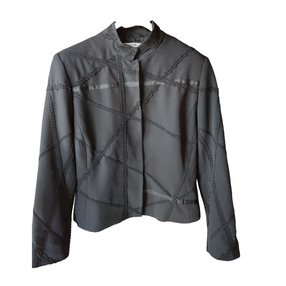 Nygard Collection Elegant Black Women's Jacket With Mao Collar‎